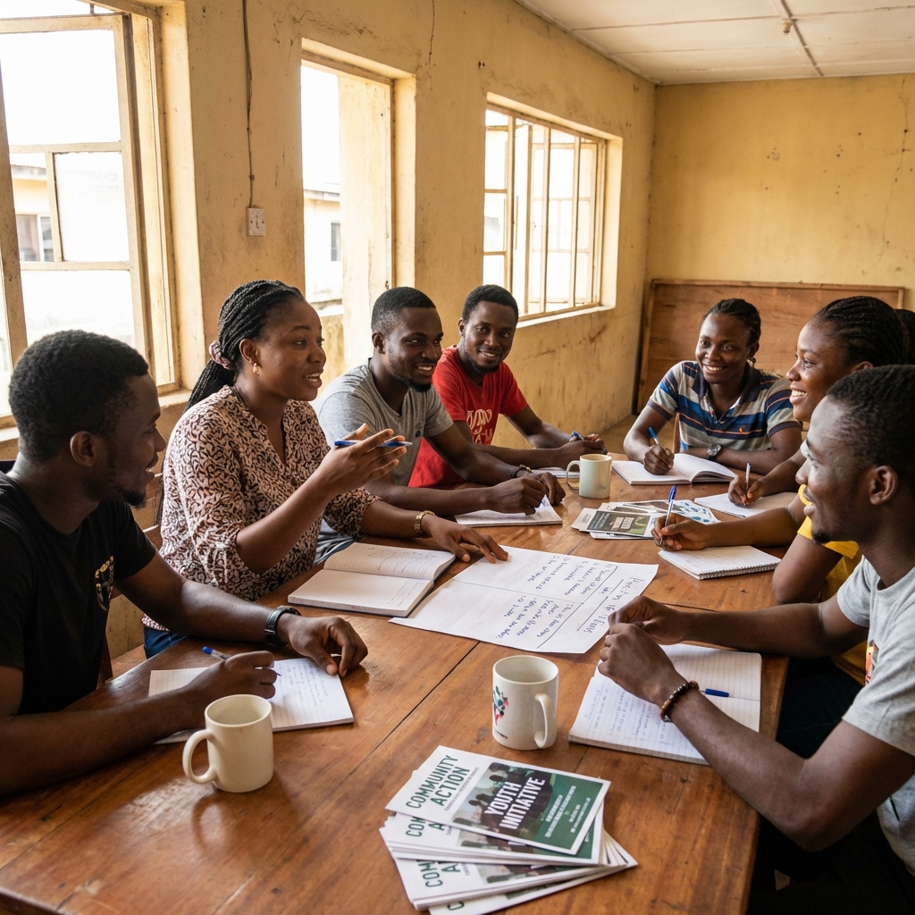Community organizing session